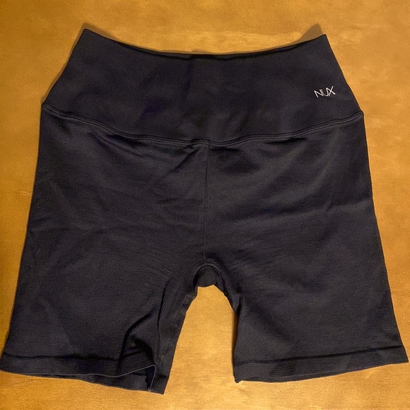NUX Pants - NUX Workout Active High Waisted Bike Short in Black size Large